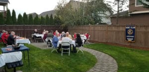 A beautiful backyard banquet.